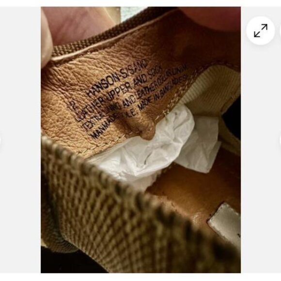 Joseph Abboud Beige Suede Chelsea Ankle Boots Leather Men Size 12 - Picture 8 of 10